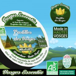 Pastilles des Vosges - huile essentielle de sapin, Miel de sapin AOP Vosges, Plantes