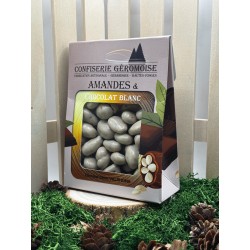 Chocolat enrobé Amandes - Chocolat Blanc