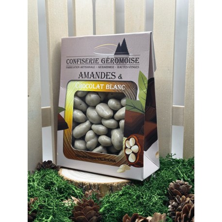 Chocolat enrobé Amandes - Chocolat Blanc